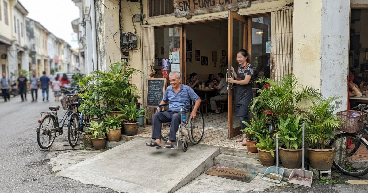 Ipoh cafes with easier access for prams, wheelchairs, or mobility needs