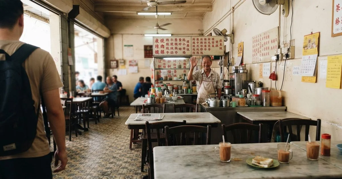 First time at an Ipoh kopitiam: how the ordering system actually works